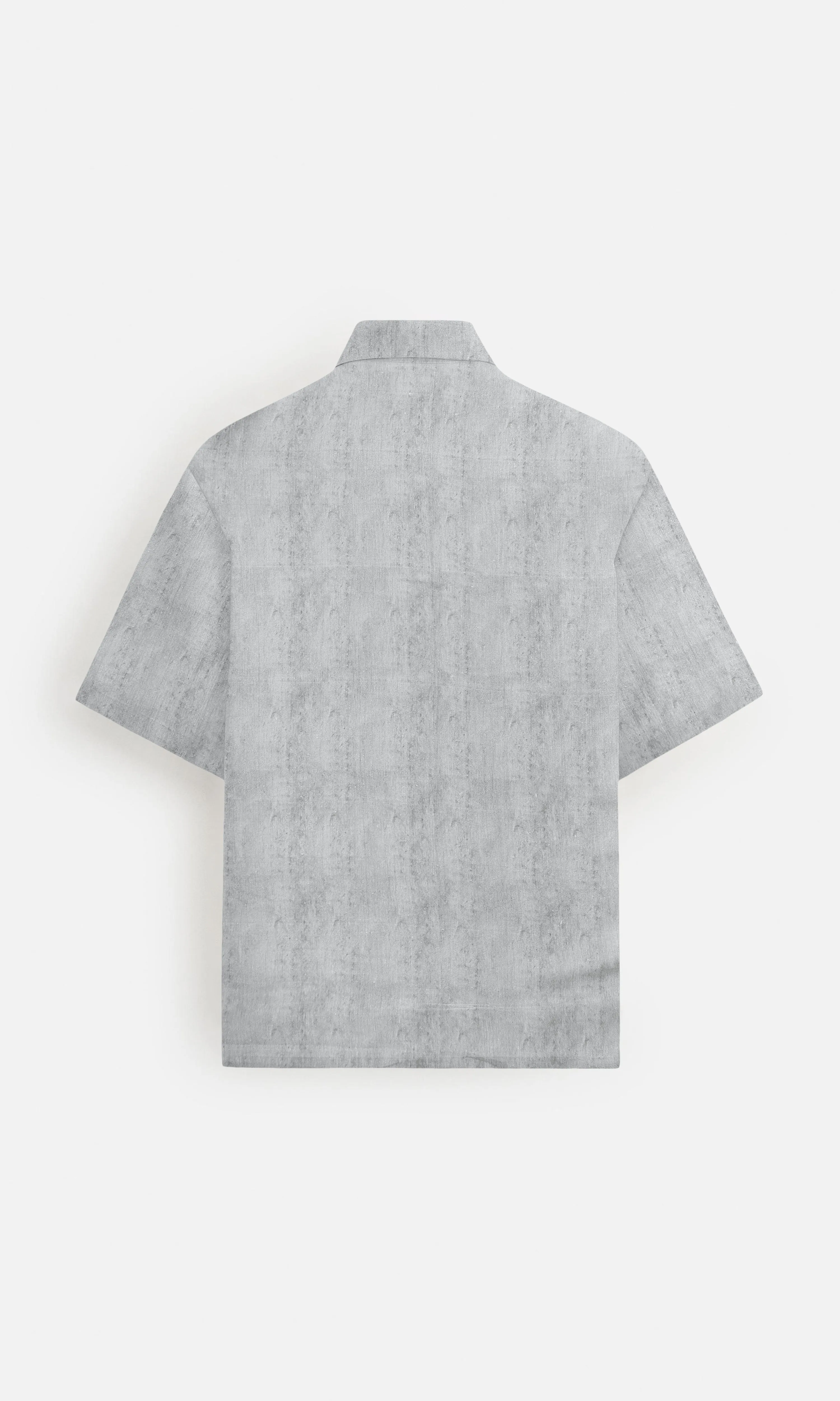 Artistic Vision Pure Satin Linen Short Sleeve Shirt