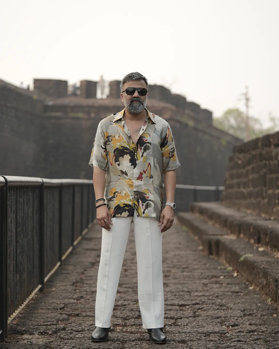 Desert Mirage Pure Bemberg Satin Short Sleeve Shirt