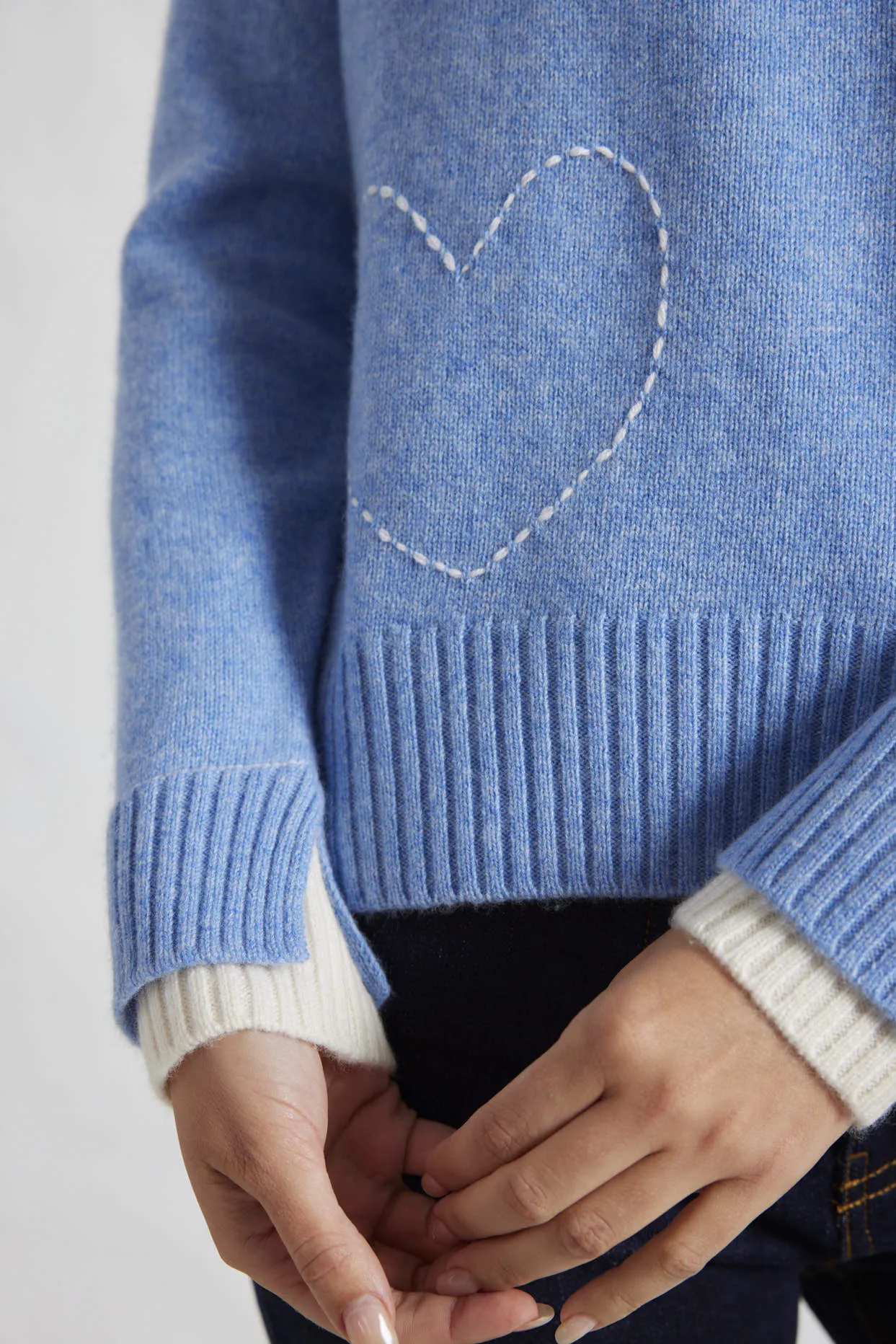 Kilani Sweater in Dusty Denim