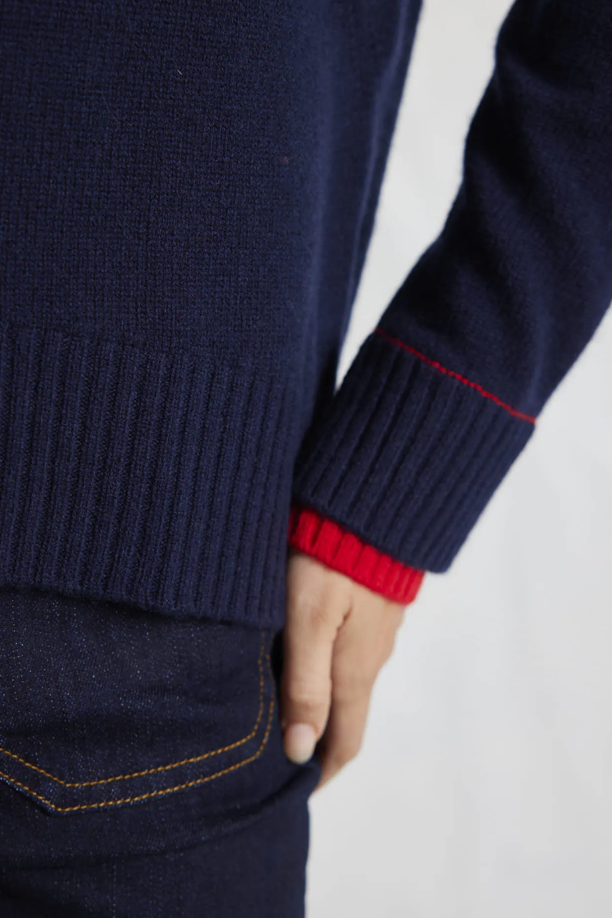 Kilani Sweater in Officer Navy