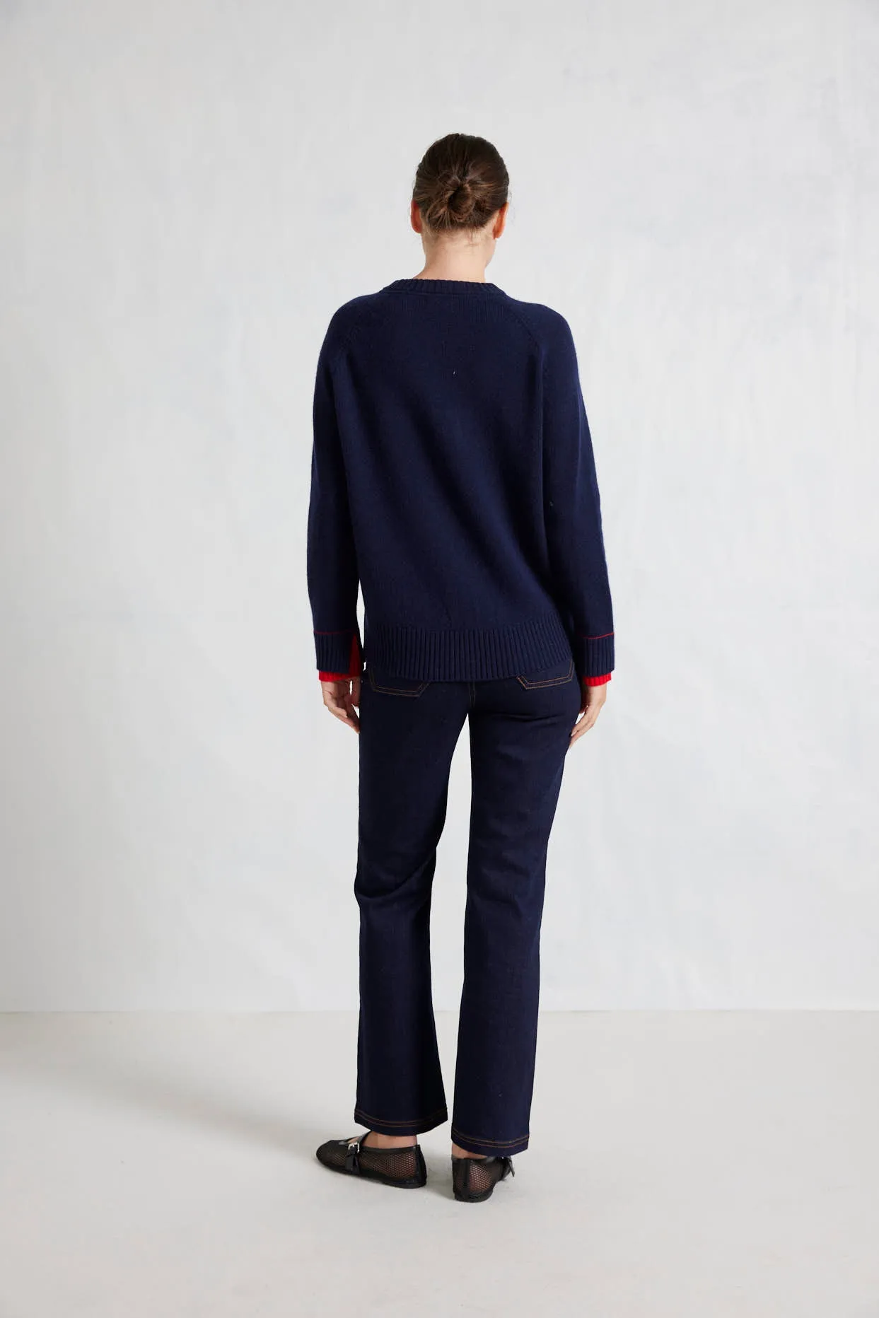Kilani Sweater in Officer Navy