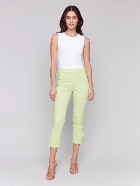 Pull-On Jean with Side Knot Hem