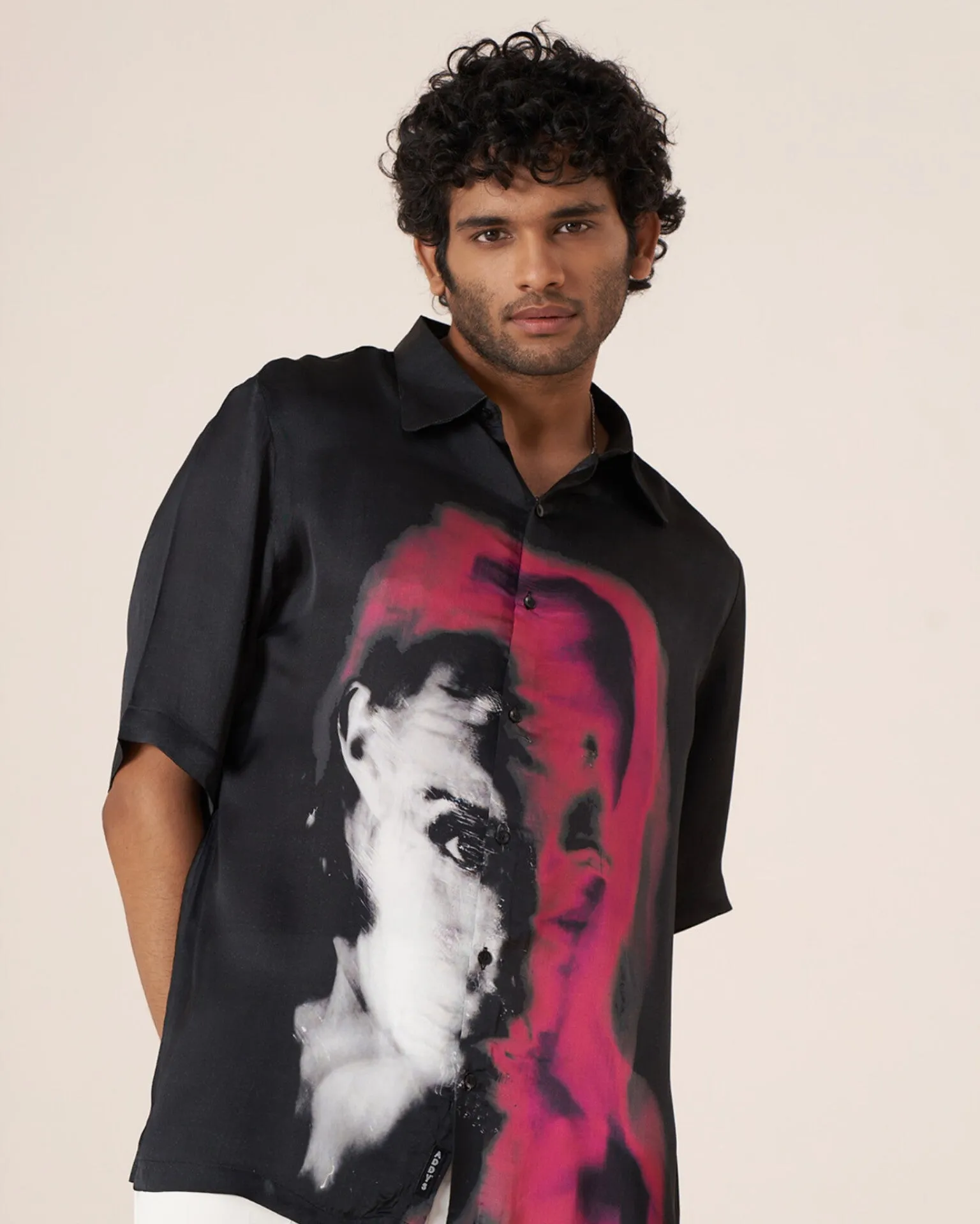 Urban Mirage Pure Bemberg Satin Short Sleeve Shirt